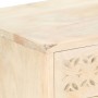 Mesita de noche de madera maciza de mango 40x30x50 cm