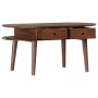 Mesa de centro de madera maciza de acacia 100x50x46 cm