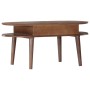 Mesa de centro de madera maciza de acacia 100x50x46 cm
