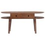Mesa de centro de madera maciza de acacia 100x50x46 cm
