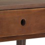 Mesa de centro de madera maciza de acacia 100x50x46 cm