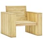 Gartenmöbel-Set 3-teilig aus imprägniertem massivem Kiefernholz von vidaXL, Gartensets - Ref: Foro24-3096638, Preis: 478,16 €...