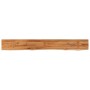 Estante pared rectangular madera acacia borde vivo 160x20x3,8cm