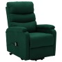 Sillón elevable tela verde oscuro