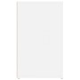 Mesita de noche madera contrachapada blanco 50x36x60 cm