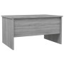 Mesa de centro madera de ingeniería gris Sonoma 80x50x42,5 cm