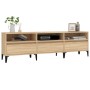 Mueble de TV madera contrachapada roble Sonoma 150x30x44,5 cm