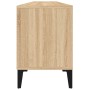 Mueble de TV madera contrachapada roble Sonoma 150x30x44,5 cm