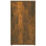 Aparador madera contrachapada color roble ahumado 80x30x54 cm