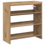 Zapatero artesanal de madera contrachapada 60x25x62 cm