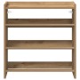 Zapatero artesanal de madera contrachapada 60x25x62 cm
