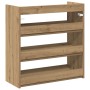 Zapatero artesanal de madera contrachapada 60x25x62 cm