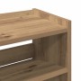 Zapatero artesanal de madera contrachapada 60x25x62 cm