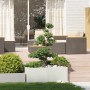 Jardinera acero blanco 100x100x40 cm
