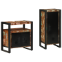 Juego de muebles de baño 2 pcs Madera reciclada maciza