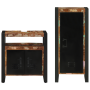 Juego de muebles de baño 2 pcs Madera reciclada maciza