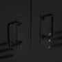 Juego de muebles de baño 2 pcs Madera reciclada maciza