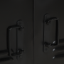 Juego de muebles de baño 3 pcs Marrón Madera de mango maciza