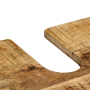 Juego de muebles de baño 3 pcs Marrón Madera de mango maciza