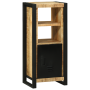 Juego de muebles de baño 4 pcs Marrón Madera de mango maciza