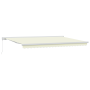 Toldo Retráctil Manual Crema 500x300 cm