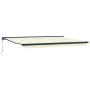 Toldo Retráctil Automático Crema 500x300 cm