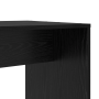 Escritorio Roble negro 138.5 x 55 x 143 cm Madera contrachapada