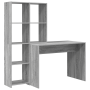 Escritorio Gris sonoma 138.5 x 55 x 143 cm Madera contrachapada