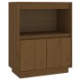 Honey brown solid pine wood sideboard 60x34x75 cm by vidaXL, Sideboards - Ref: Foro24-813523, Price: 57,29 €, Discount: %