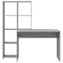 Escritorio Gris sonoma 138.5 x 55 x 143 cm Madera contrachapada