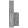 Escritorio Gris sonoma 138.5 x 55 x 143 cm Madera contrachapada