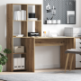 Escritorio con estante con almacenamiento Roble artisan 138.5 x