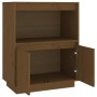 Honey brown solid pine wood sideboard 60x34x75 cm by vidaXL, Sideboards - Ref: Foro24-813523, Price: 57,29 €, Discount: %