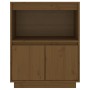 Honey brown solid pine wood sideboard 60x34x75 cm by vidaXL, Sideboards - Ref: Foro24-813523, Price: 57,29 €, Discount: %