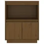 Honigbraunes Sideboard aus massivem Kiefernholz, 60 x 34 x 75 cm von vidaXL, Sideboards - Ref: Foro24-813523, Preis: 56,69 €,...
