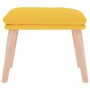 Mustard yellow fabric footstool 45x29.5x35 cm by vidaXL, Ottomans - Ref: Foro24-341431, Price: 36,69 €, Discount: %