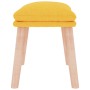 Mustard yellow fabric footstool 45x29.5x35 cm by vidaXL, Ottomans - Ref: Foro24-341431, Price: 36,69 €, Discount: %