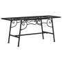 Gartenbank aus schwarzem Stahl, 110 cm von vidaXL, Gartenbänke - Ref: Foro24-318827, Preis: 93,63 €, Rabatt: %