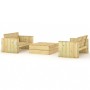 Gartenmöbelset 3-teilig Kiefer massiv imprägniert von vidaXL, Gartensets - Ref: Foro24-3096636, Preis: 562,14 €, Rabatt: %