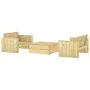 3-piece garden furniture set made of solid impregnated pine wood by vidaXL, Garden sets - Ref: Foro24-3096636, Price: 554,35 ...