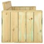 Gartenmöbelset 3-teilig Kiefer massiv imprägniert von vidaXL, Gartensets - Ref: Foro24-3096636, Preis: 562,14 €, Rabatt: %