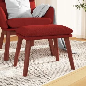 Red fabric footstool 45x29.5x35 cm by vidaXL, Ottomans - Ref: Foro24-341465, Price: 40,38 €, Discount: %