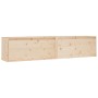 Hängeschrank 2 Stück Massivholz Kiefer 80x30x35 cm von vidaXL, Regale und Regale - Ref: Foro24-813456, Preis: 126,67 €, Rabat...