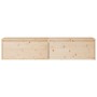 Hängeschrank 2 Stück Massivholz Kiefer 80x30x35 cm von vidaXL, Regale und Regale - Ref: Foro24-813456, Preis: 126,67 €, Rabat...