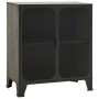 Storage cabinets 2 units metal and gray MDF by vidaXL, Lockers and storage cabinets - Ref: Foro24-3095970, Price: 241,73 €, D...