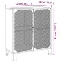 Storage cabinets 2 units metal and gray MDF by vidaXL, Lockers and storage cabinets - Ref: Foro24-3095970, Price: 241,73 €, D...