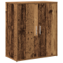 Alacena con estante 2 pcs Madera envejecida 60 x 31 x 70 cm