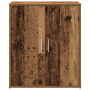 Alacena con estante 2 pcs Madera envejecida 60 x 31 x 70 cm