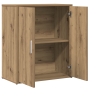 Alacena con estante con almacenamiento con puerta 2 pcs Roble