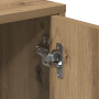 Alacena con estante con almacenamiento con puerta 2 pcs Roble